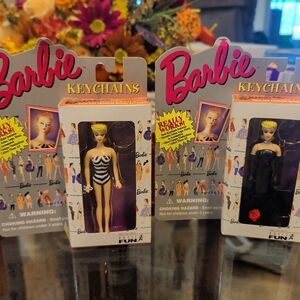 Barbie Keychain Set - Black and White